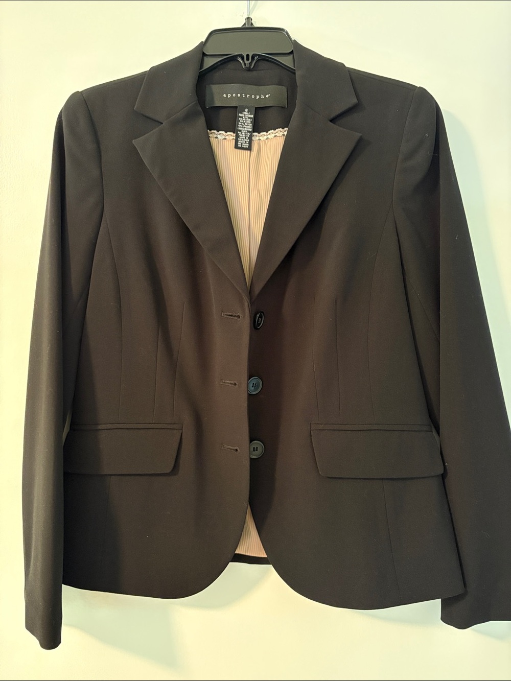 Apostrophe Black Classic Tailored Women's Blazer